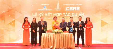 Đất Xanh Miền Tây chọn CBRE là đơn vị tư vấn quản lý, vận hành dự án Căn hộ Cao cấp Cara River Park