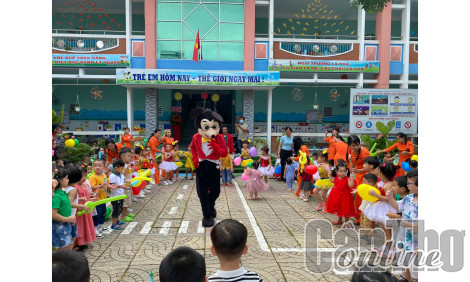 Tập trung xây dựng trường mầm non xanh - an toàn - thân thiện