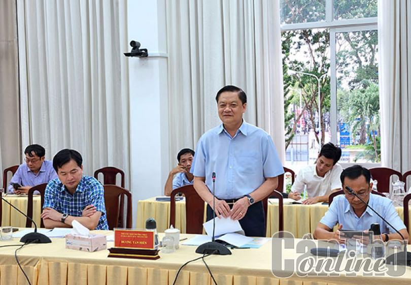 Thống nhất phương án tuyến, vị trí khớp nối các dự án thành phần cao tốc Châu Đốc - Cần Thơ - Sóc Trăng