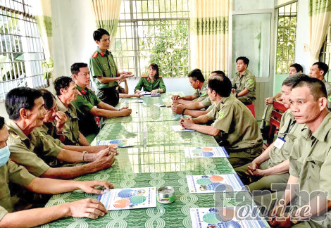 Phát huy vai trò lực lượng bảo vệ dân phố