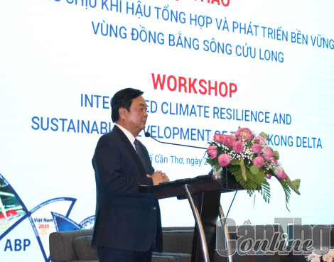 Hội thảo “Chống chịu khí hậu tổng hợp và phát triển bền vững vùng ĐBSCL”