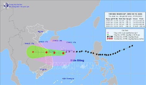 Phối hợp chặt chẽ, dự báo, cảnh báo kịp thời, chính xác về cơn bão số 4