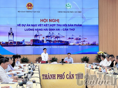 Huy động nguồn lực tư nhân tham gia dự án nạo vét thu hồi sản phẩm luồng hàng hải Định An - Cần Thơ