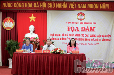 Ninh Kiều đoàn kết, chung tay xây dựng đô thị văn minh