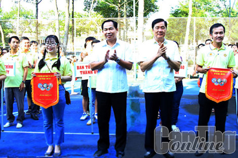92 VÐV tham gia Hội thao Khối Ðảng TP Cần Thơ năm 2022
