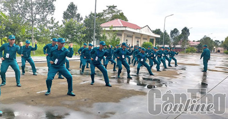Kiểm tra, rèn luyện Dân quân cơ động