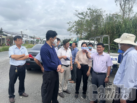 Tháo gỡ vướng mắc cho các công trình thuộc Dự án phát triển TP Cần Thơ và tăng cường khả năng thích ứng đô thị