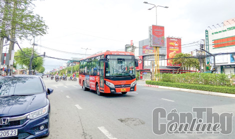 Hơn 431.400 lượt hành khách đi lại bằng xe buýt