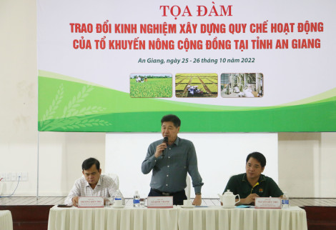 Nhân rộng mô hình tổ khuyến nông cộng đồng