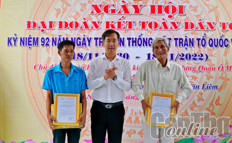 Quận Ô Môn và huyện Phong Điền tổ chức Ngày hội Đại đoàn kết toàn dân tộc