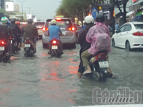 Triều cường xuống dần nhưng vẫn ở mức cao, vượt báo động III