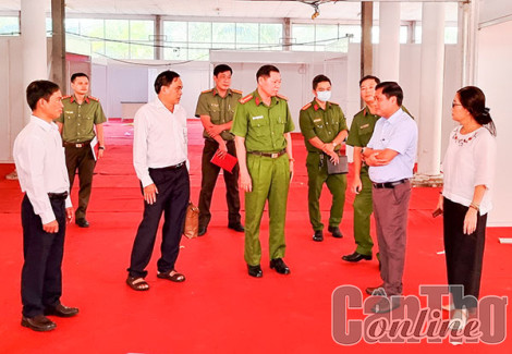 Lãnh đạo TP Cần Thơ kiểm tra công tác chuẩn bị tổ chức Hội chợ Nông nghiệp Quốc tế Việt Nam 2022