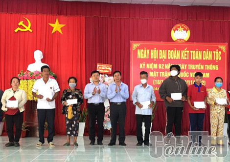 Huyện Vĩnh Thạnh tổ chức Ngày hội Ðại đoàn kết toàn dân tộc