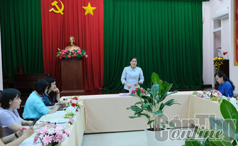 Ðoàn công tác Trung ương Hội LHPN Việt Nam làm việc với Hội LHPN TP Cần Thơ