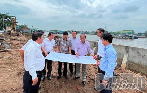 Tập trung công tác giải phóng mặt bằng cho dự án kè sông Cần Thơ