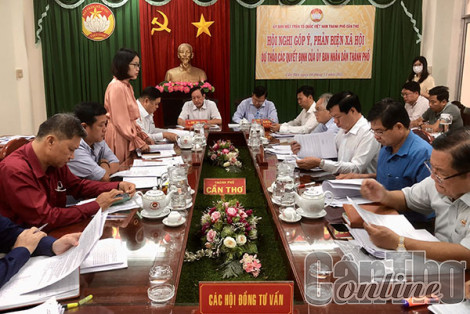 Góp ý, phản biện các dự thảo quyết định của UBND thành phố