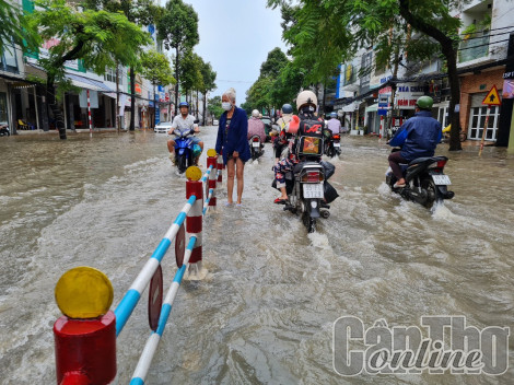 Triều cường rằm tháng 10 âm lịch đã vượt báo động III
