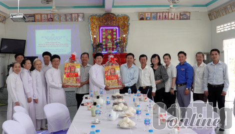 Chúc mừng chức sắc, chức việc, tín đồ nhân kỷ niệm 98 năm Ngày Khai đạo Cao Đài