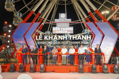 Chính thức khánh thành khu chợ đêm Bến Thành Asia tại trung tâm TP Vị Thanh, Hậu Giang