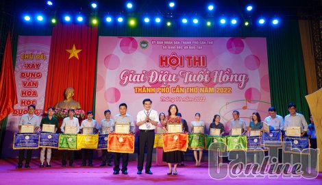 Bế mạc Hội thi “Giai điệu tuổi hồng” TP Cần Thơ năm 2022