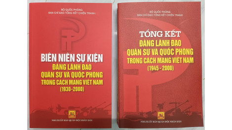 Bộ sách toàn diện về Đảng lãnh đạo quân sự và quốc phòng trong cách mạng Việt Nam