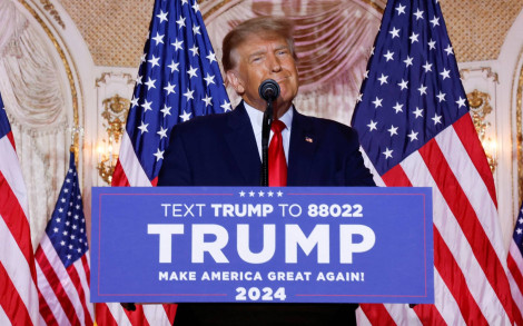 Ông Trump thông báo tranh cử tổng thống Mỹ năm 2024