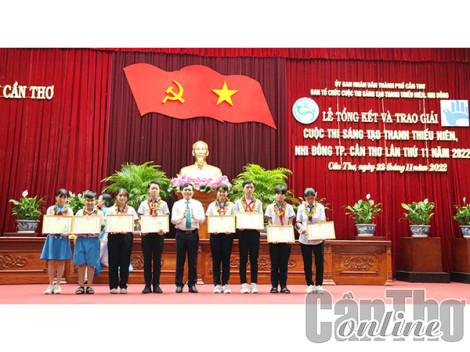 43 giải pháp đoạt giải Cuộc thi Sáng tạo dành cho thanh thiếu niên, nhi đồng