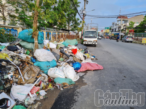 Rác thải gây ô nhiễm môi trường, mất mỹ quan đô thị