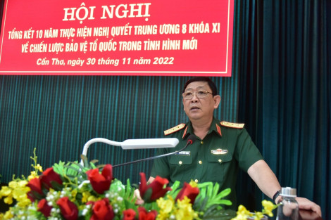 Quân khu 9 tăng cường phối hợp cấp ủy, 
chính quyền địa phương xây dựng nền quốc phòng toàn dân vững mạnh