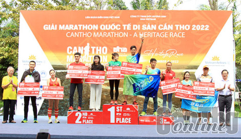 Khoảng 6.000 VÐV dự Giải Marathon quốc tế di sản Cần Thơ 2022