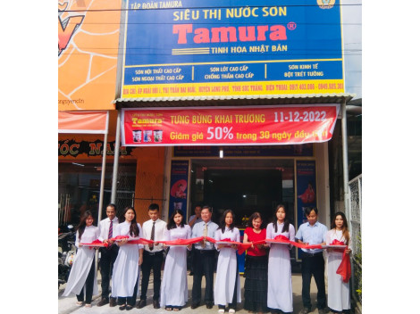 Tập đoàn Tamura khai trương Siêu thị nước sơn tại Đại Ngãi, tỉnh Sóc Trăng