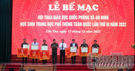Bế mạc Hội thao Giáo dục quốc phòng và an ninh học sinh THPT toàn quốc lần thứ III