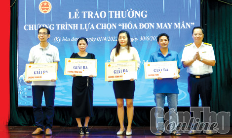 Hơn 2.700 cá nhân, hộ kinh doanh trúng thưởng “Hóa đơn may mắn”