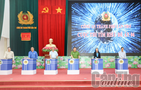 Công an TP Cần Thơ phát động cuộc thi trực tuyến tìm hiểu Đề án 06