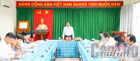 Ban Dân vận Thành ủy cần tham mưu, đề xuất giải quyết kịp thời những khó khăn, bức xúc của nhân dân