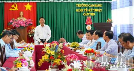Hội nghị kiểm điểm tập thể lãnh đạo Trường Cao đẳng Kinh tế - Kỹ thuật Cần Thơ
