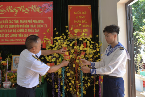 Xuân sớm trên vùng biển Tây Nam