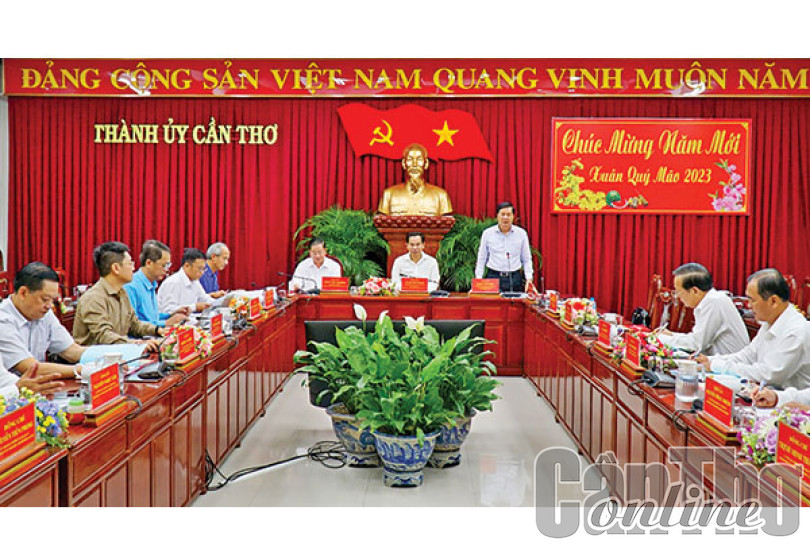 Quyết tâm chỉ đạo thực hiện có hiệu quả các nghị quyết của Trung ương về xây dựng và phát triển TP Cần Thơ trong giai đoạn mới