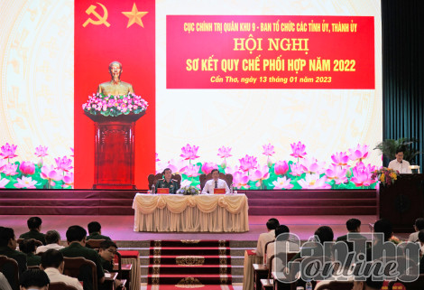 Sơ kết quy chế phối hợp giữa Cục Chính trị và Ban Tổ chức các Tỉnh ủy, Thành ủy