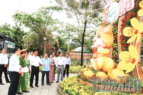 Nghiệm thu và mở cửa đón khách “Vườn hoa Cần Thơ Xuân Quý Mão 2023”