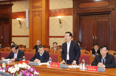 Triển khai Chương trình làm việc của Bộ Chính trị, Ban Bí thư năm 2023