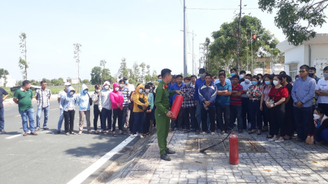Tập huấn nghiệp vụ phòng cháy chữa cháy