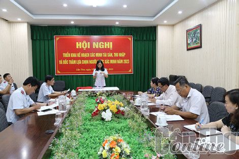 Bốc thăm xác định 29 người được xác minh tài sản thu nhập năm 2023