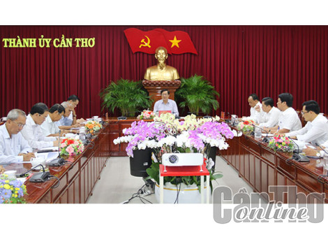 Thông qua dự thảo quy chế và quyết định thành lập Ban Biên soạn Ðịa chí TP Cần Thơ