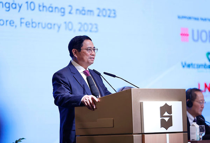 Thủ tướng Phạm Minh Chính dự Diễn đàn doanh nghiệp Việt Nam - Singapore