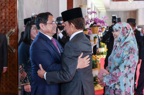 Thủ tướng Phạm Minh Chính hội đàm với Quốc vương Brunei Darussalam