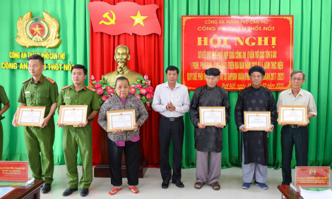 Quận Thốt Nốt phát huy vai trò các tôn giáo trong giữ gìn an ninh trật tự