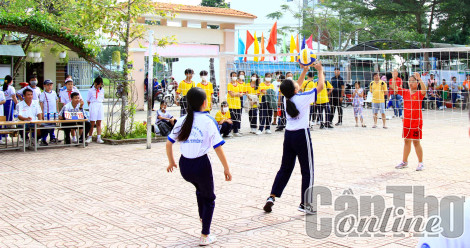 Học sinh quận Bình Thủy hào hứng tham gia Hội khỏe Phù Đổng