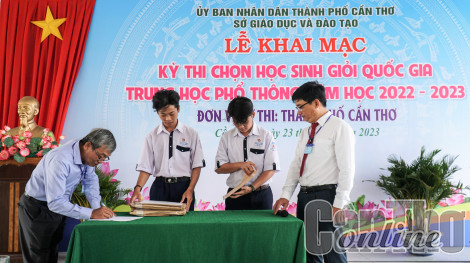 60 học sinh TP Cần Thơ dự Kỳ thi chọn học sinh giỏi quốc gia THPT năm học 2022-2023