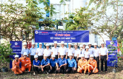 Công ty Nhiệt điện Cần Thơ phát động phong trào Tết trồng cây năm 2023